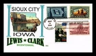 DR JIM STAMPS US COVER LEWIS & CLARK EXPEDITION BICENTENNIAL FDC COMBO