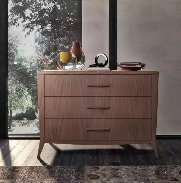 Kommode Schlafzimmer Holz MöBel Italien Sideboard Kommoden Braun Schrank-image