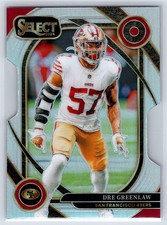 2024 Panini Select - Club Level Dre Greenlaw #252 Silver Prizm Die-Cut