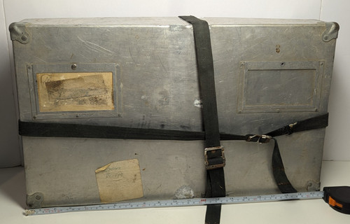 Vintage Laundry Mailing Case Alumi-Lite C. KUTZENDORF Shipping Container