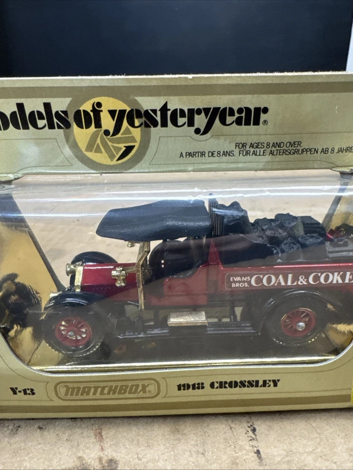 Matchbox Y13 1918 Crossley models of yesteryear unboxed mint Coal & Coke truck - Image 3 of 4