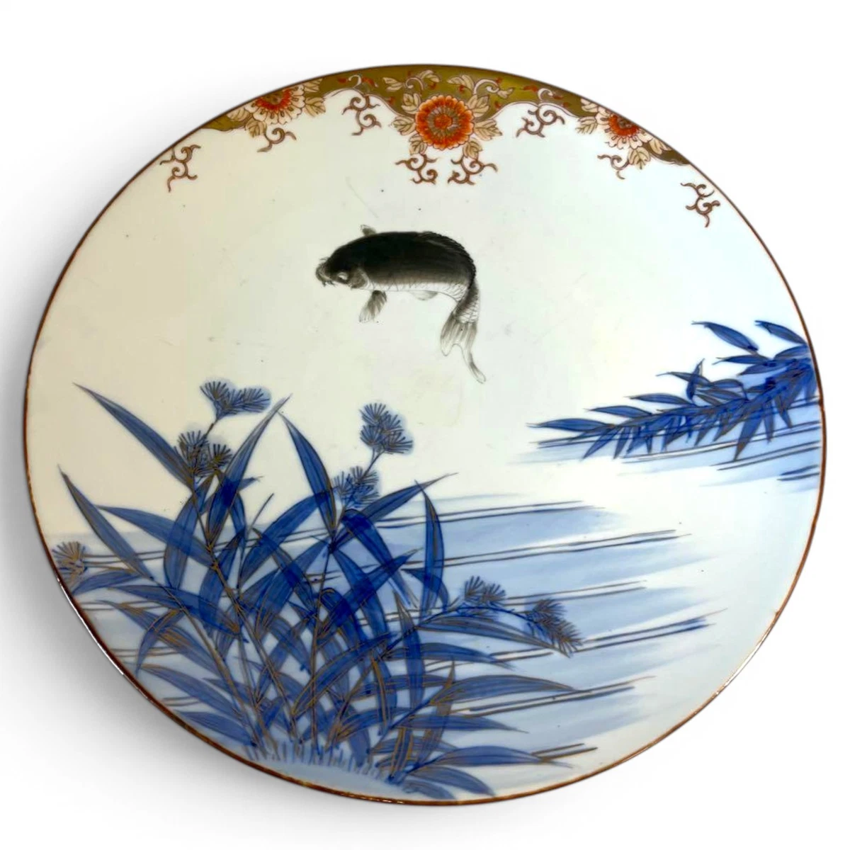 陶瓷多色日本古董盘子| eBay