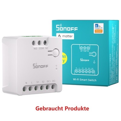SONOFF Smart Schalter W-lan Relay Modul Matter Kompatibel mit Apple Home, Alexa