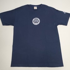 Vintage To The Edge Prime Cut T-Shirt Mens M Blue Short Sleeve 90s Y2K USA Made