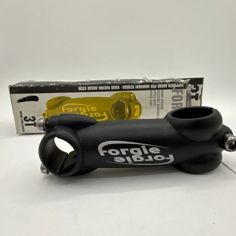 Vástago de carretera sin rosca TTT 3T OLVIDIE 100 mm alcance 25,8 abrazadera aleación negra nuevo en stock Foto 3 de 4