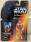 Star Wars - POTF - 1995 - Red Card - Luke Skywalker X-Wing Pilot Long Saber