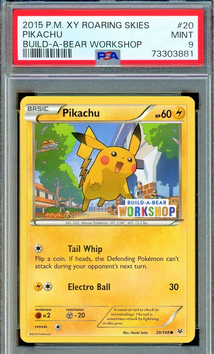 Pikachu Pokémon TCG Roaring Skies Individual Collectible Card Game
