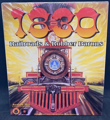 Railroads Robber Barons 1830 Avalon Hill PC CD ROM Ms Dos IBM Big Box Neu Sealed