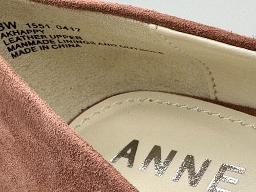 ANNE KLEIN Shoes Heels Size UK 8 Pale Pink SUEDE Happy NEW Womens Pair RRP £89 - Picture 12 of 15
