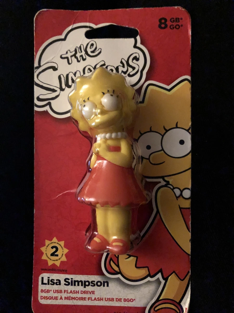 Lisa Simpson 8GB USB Flash Drive Memory Stick NEW The Simpsons SanDisk