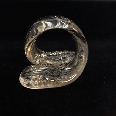 Vintage Hadeland Glassverk Norwegen FURU. Serviettenring.