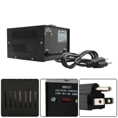 1000W Voltage Converter Transformer Step Up/Down 110v to 220v/220v to 110v New