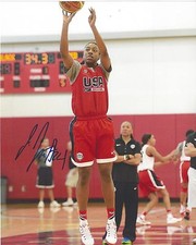 JEWELL LOYD Signed 8x10 Photo Seattle STORM WNBA Basketball USA Notre Dame