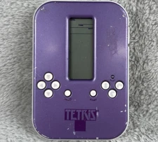 Tetris Electronic Handheld Game Radica Purple Tested and Working!
