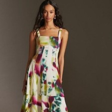 NWT Gorgeous By Anthropologie Tiered Maxi Dress Sz 10