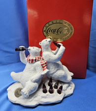 Coca Cola Heritage Collection Polar Bear  Friends Figurine 1994