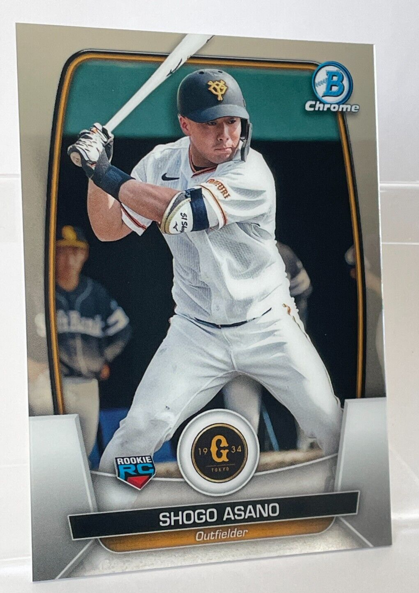 Shogo Asano 2023 Topps Bowman NPB Chrome #122 RC Yomiuri Giants