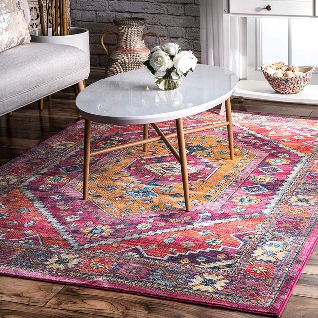 Pink Area Rug Lavish Aztec Abstract Antique For Tile Wood Floor Abstract Antique For Tile Wood Floor
