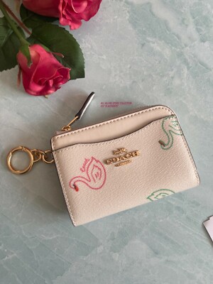 Coach Zip Card Case C8377 New Pick one! | eBay