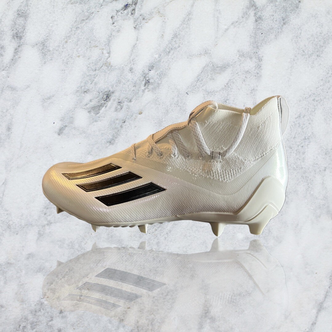Adidas Adizero Primeknit Football Cleats White/Black Men’s Size 13 NEW GY5379 Adidas Adizero Primeknit Football Cleats White/Black Men main image 4