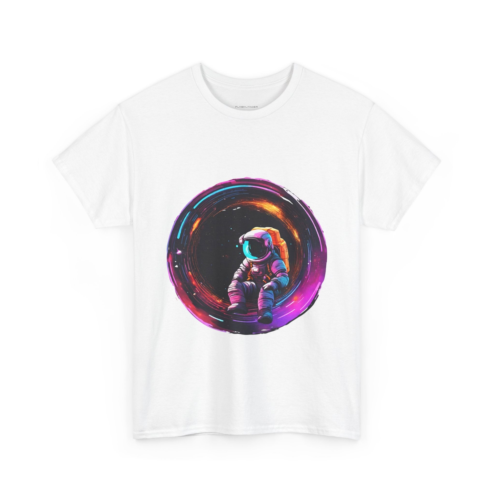 Funny Astronaut in the Space T Shirt By Flashlander