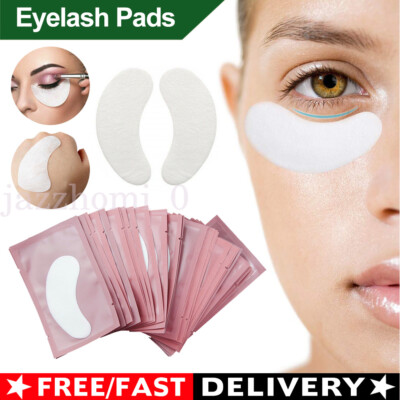 25-200 Paar Wimpernverlängerungen Pads unter den Augen Wimpern Gel fusselfrei Augenklappen Pad
