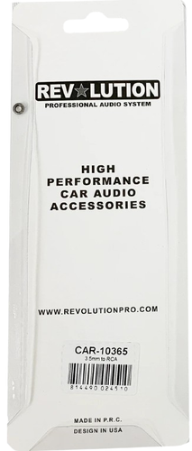 4 PACK Car Audio Cable Extension 3.5mm to Dual RCA 6ft - 第 4/4 張圖片