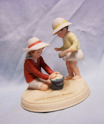 FIGURINE SUMMER FUN by Jessie W Smith Good Housekeeping/Avon 1986 Porcelain - A2