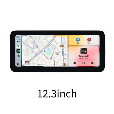 12.3'' TouchScreen For GLA X156 CLA X117 A Klasse W176 Carplay Android Auto Navi