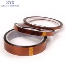 10/20/30/50mm x 33M High Temperature Heat Resistant Tape Polyimide Self Adhesive