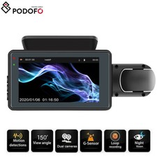 Autokamera Dual Lens G-sensor DVR Dashcam Video Recorder Nachtsicht 1080P HD KFZ