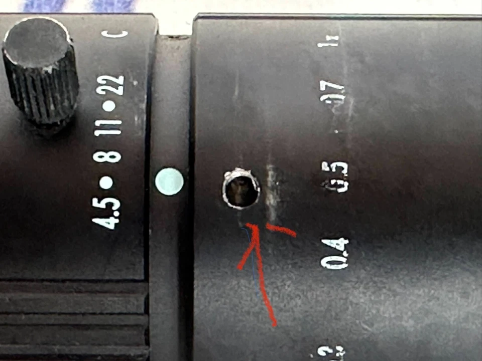 Computar MLM-3XMP Macro Zoom 0.3X~1X 1:4.5 C-Mount Lens Machine Vision CCD Cam - Image 2 of 4