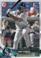 Lot of (100) 2018 Bowman Draft JOSH STOWERS 1st Rookie Card #BD-190 Mariners