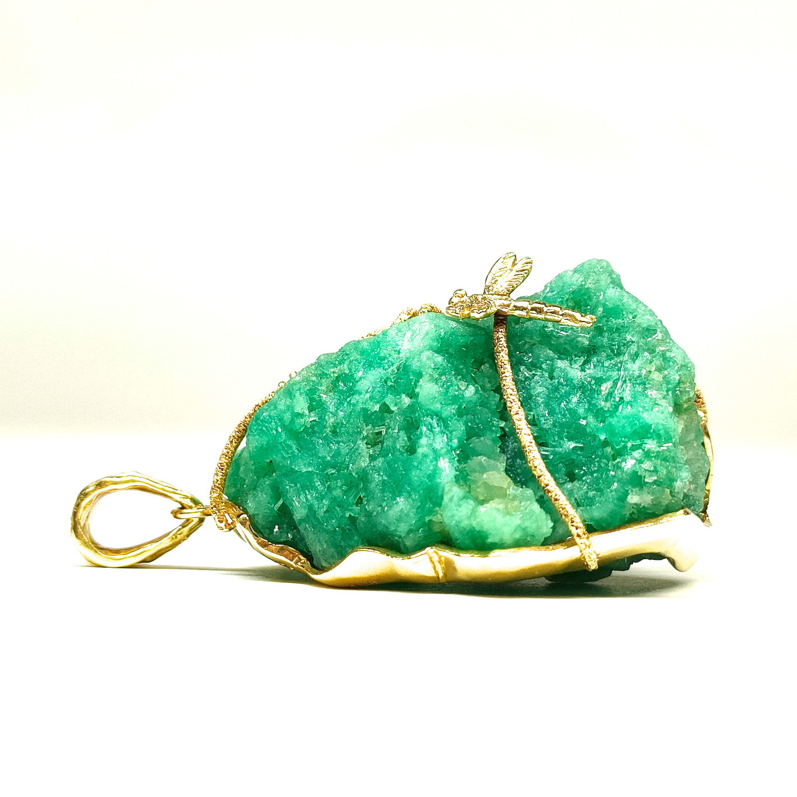 Jewelry Pendant Head Emerald 63.64ct Yellow Gold 427667 eBay