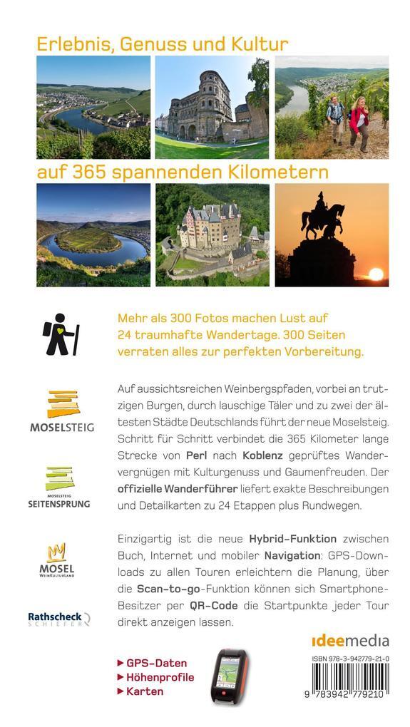 Thumbnail - Moselsteig. Der Offizielle Wanderführer. Das Große Buch Mit Allen 24