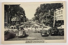 Saigon Vietnam~Cong Truong Lam Son~Lam Son Square~Vintage RPPC  