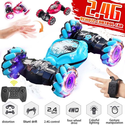 4x4 2,4 GHz Gesture Sensing Twist RC Stunt Auto Telecomando Fuoristrada Giocattolo Regali - Foto 2 di 17