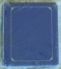 Creative Memories 8 X 10 Sapphire Reflections Scrapbook Album with Silver Trim