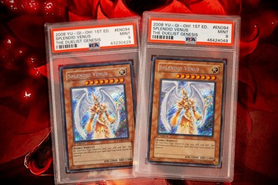 2x Psa 9 1st Edition Splendid Venus Tdgs En1094 Pop 2 None Higher Yugioh Ebay
