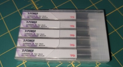 Schaftfräser 5 STK. YG-1 X-POWER EM899060 2F BALL NECK 6(R3)x6x12(22)x80 MEDIUM