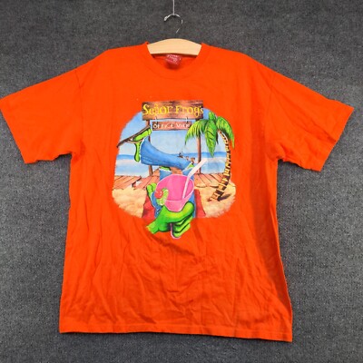 Senor Frog's Men's Cancun Office View Graphic T-Shirt Orange XL