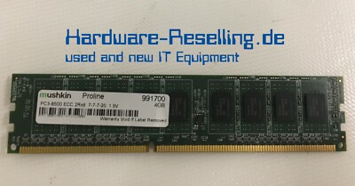Mushkin Proline 4GB 2Rx8 PC3-8500 Server RAM 1066MHZ 240 Pin CL7 991700