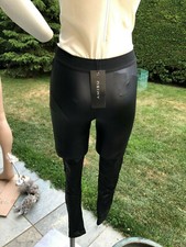 Damenleggings Hose Wetlook Lederlook Kunstlederoptik Blickdicht dancing metallic