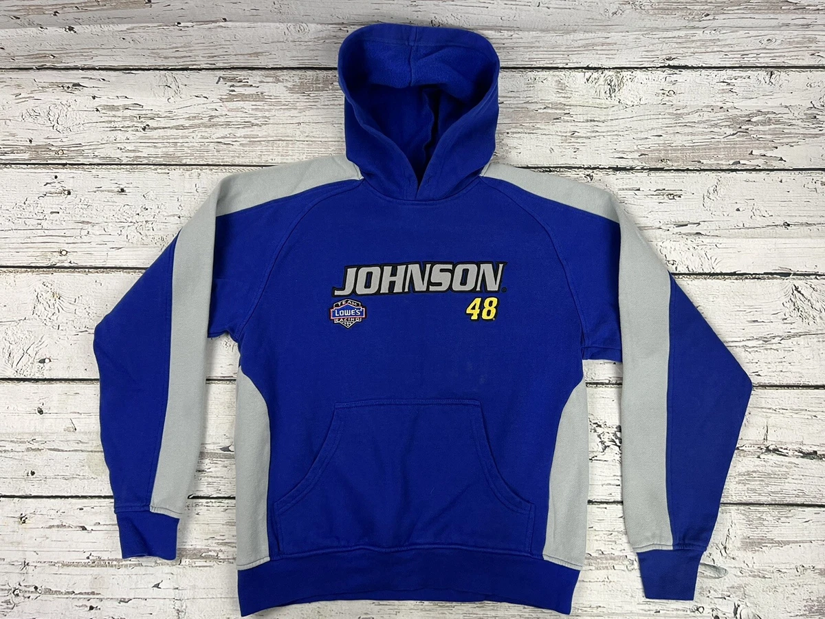 Jimmie Johnson 48 Nascar Winners Circle Team Lowes Racing Hoodie Sweatshirt M