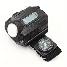 LED-Powered Bright Durable Sturdy Lightweight Portable LED Wristwatch Flashlight