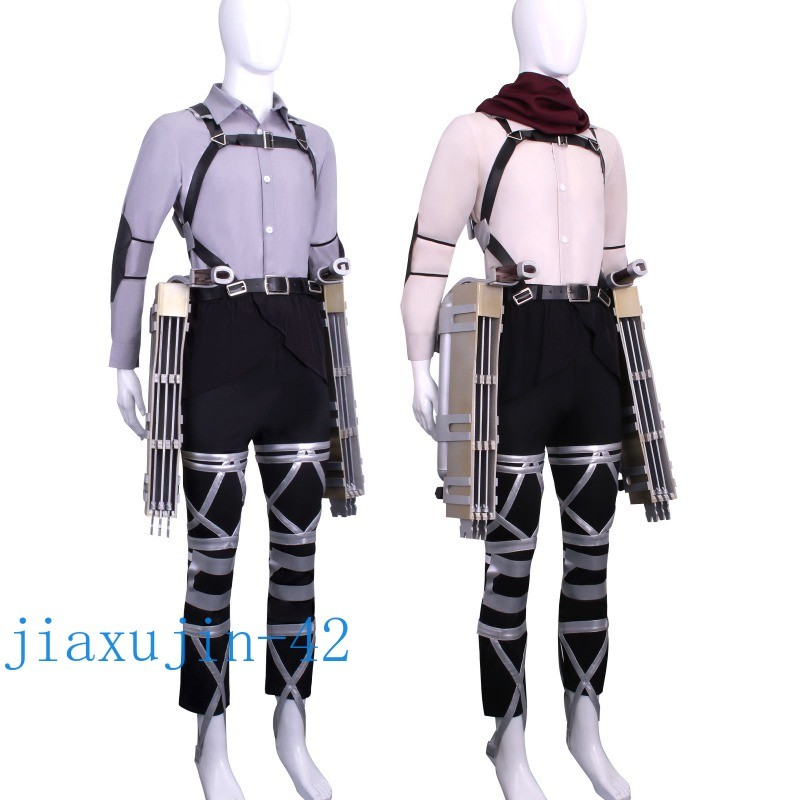 Attack on Titan Mikasa Ackerman ‌Levi Ackerman Cosplay Costume