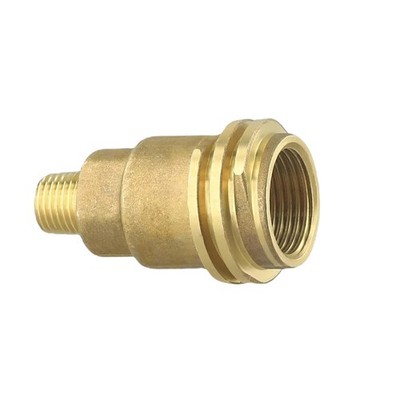 Solid Brass Propane Fitting Adapter for Natural Gas System POL Female Thread