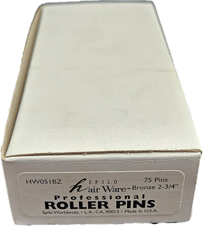Professional Roller Pins - Spilo Hair Ware Bronze 2-3/4" 75ct