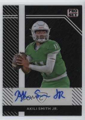 2024 Leaf Metal Collective Pro Set Black Shimmer /6 Akili Smith Jr Auto 13u1