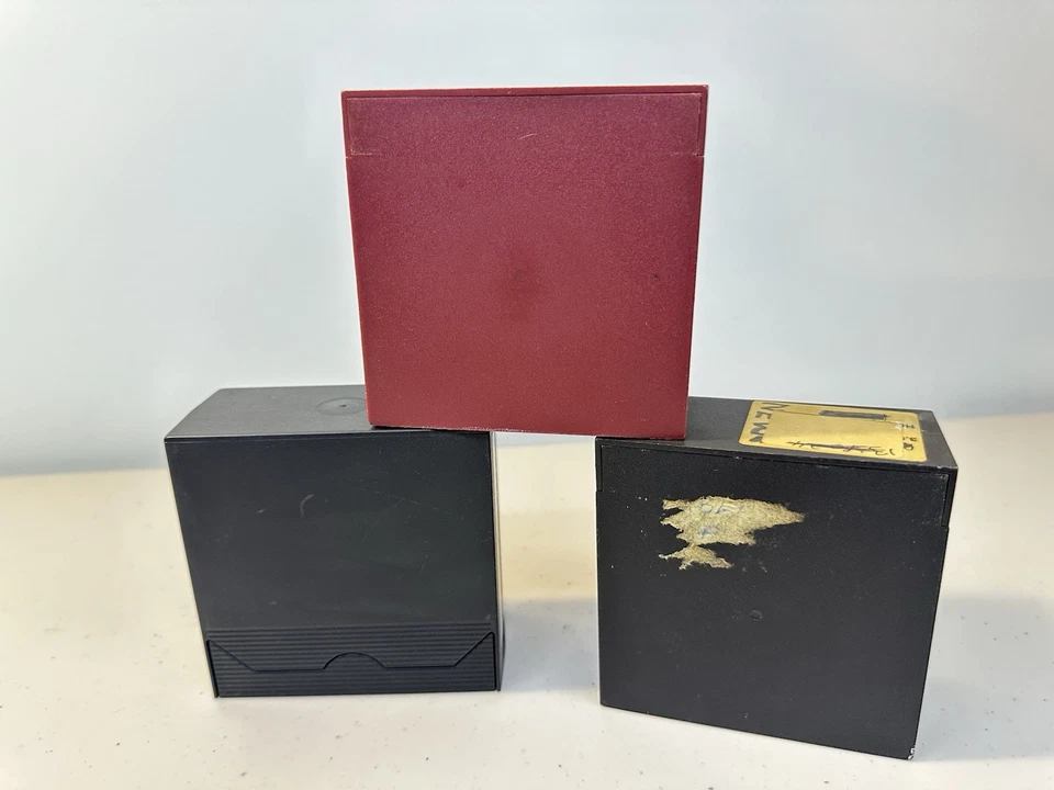 3x 3.5” Floppy Disk Storage Boxes - Dysan - Maxell - Angoss - Image 3 of 4